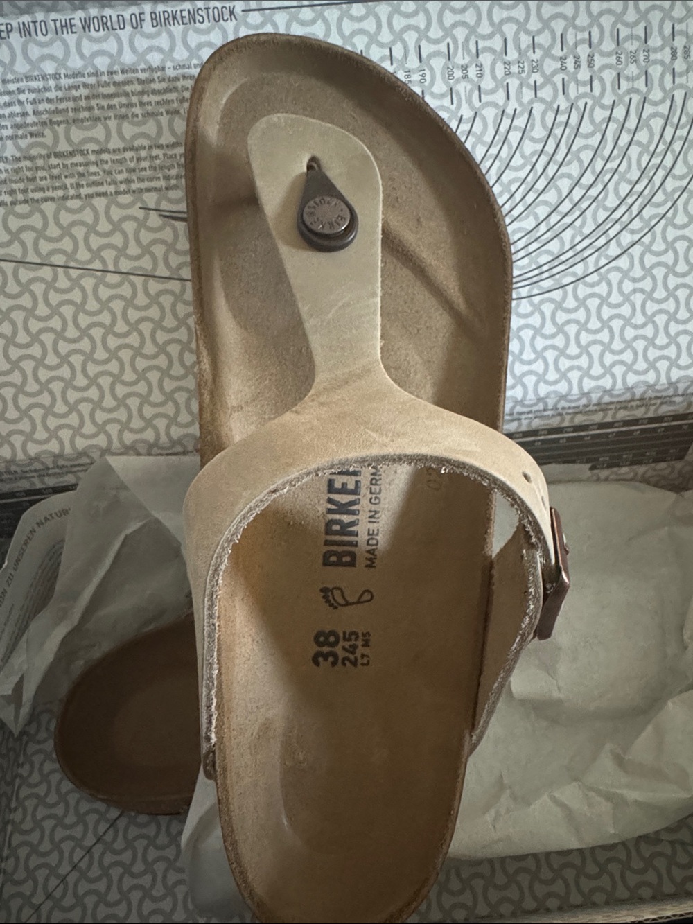 Birkenstock Gizeh BS Sandal - Tobacco Brown
